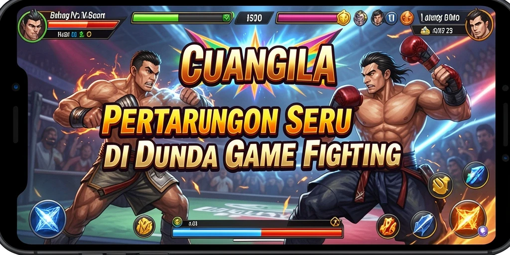 Gameplay CUANGILA yang menegangkan saat pertarungan berlangsung.