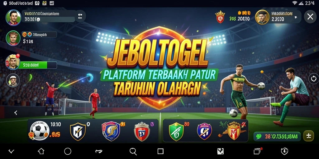 Tampilan antarmuka aplikasi Sportsbook JEBOLTOGEL saat melakukan taruhan.
