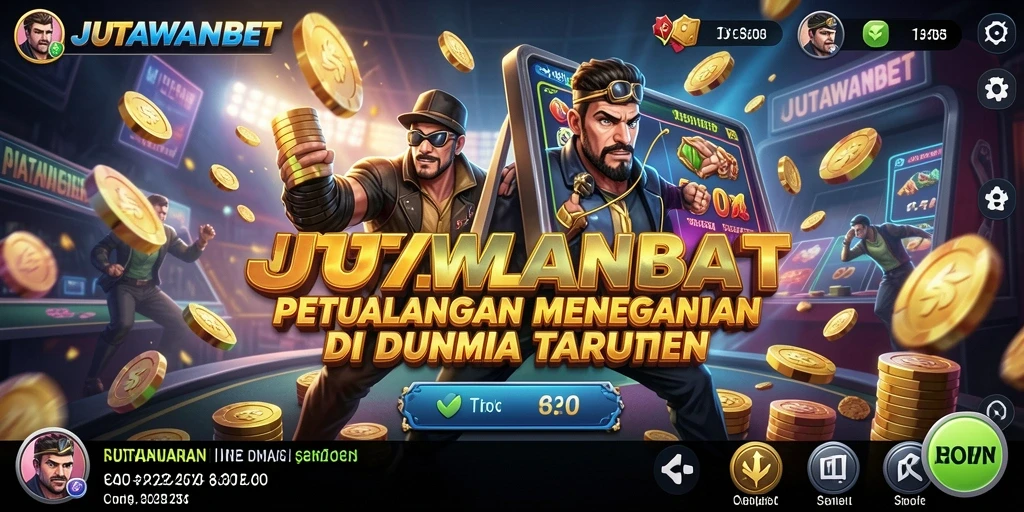 Tampilan gameplay menegangkan dan seru dari JUTAWANBET.