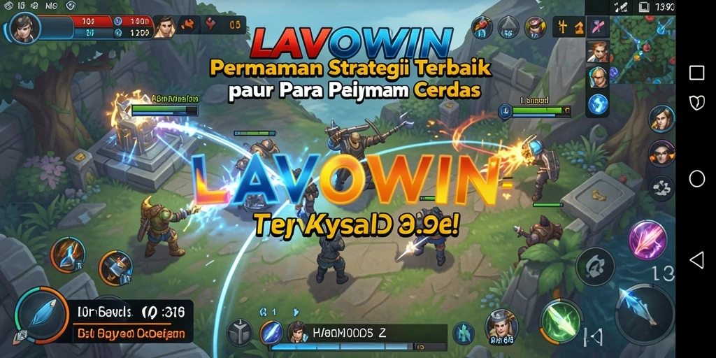 Tampilan gameplay LAVOWIN yang menegangkan dan strategis.