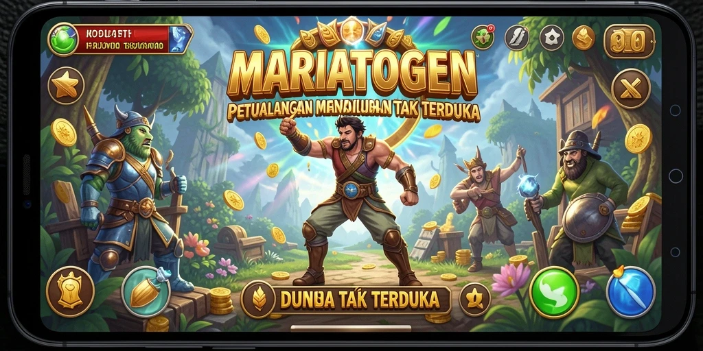 Screenshot gameplay <strong>MARIATOGEL</strong> menunjukkan aksi petualangan menarik.