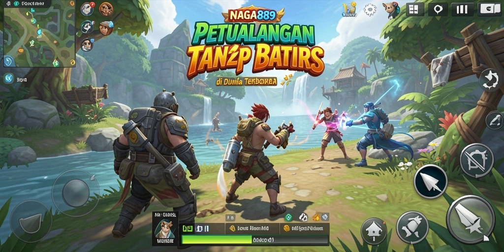 Gameplay seru di dunia terbuka NAGA889 yang luas.