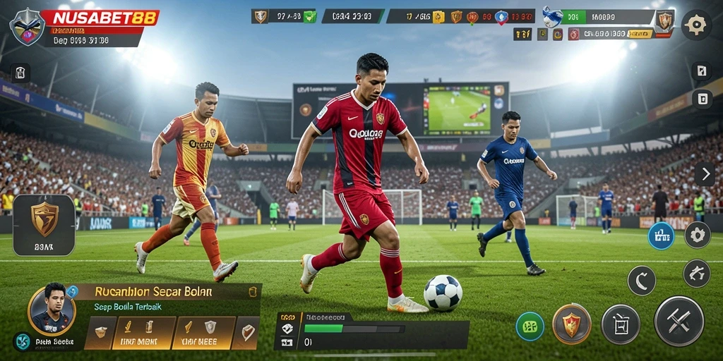 Tampilan gameplay taruhan sepak bola di NUSABET88 yang menarik.