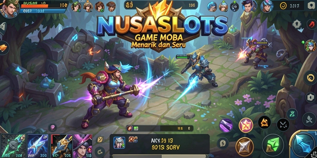 Tampilan seru pertarungan di arena NUSASLOTS.