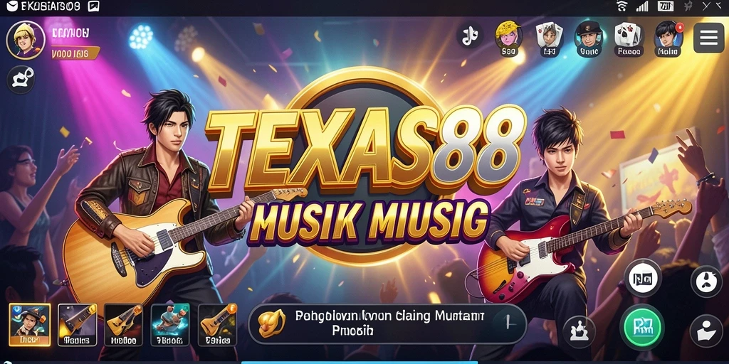 Tampilan gameplay TEXAS88 yang penuh warna dan interaktif.